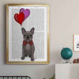 French Bulldog and Balloons Premium Framed Print - Ready to Hang