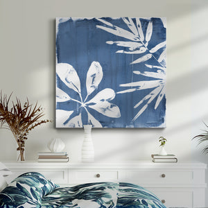 Tropical Indigo Impressions III-Premium Gallery Wrapped Canvas - Ready to Hang