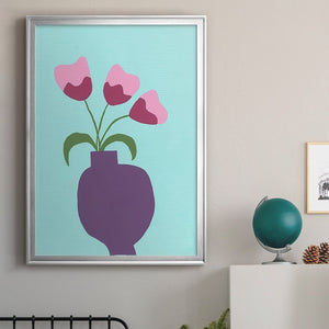Modern Blooms I Premium Framed Print - Ready to Hang