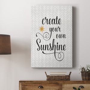 Create Your Own Sunshine Premium Gallery Wrapped Canvas - Ready to Hang