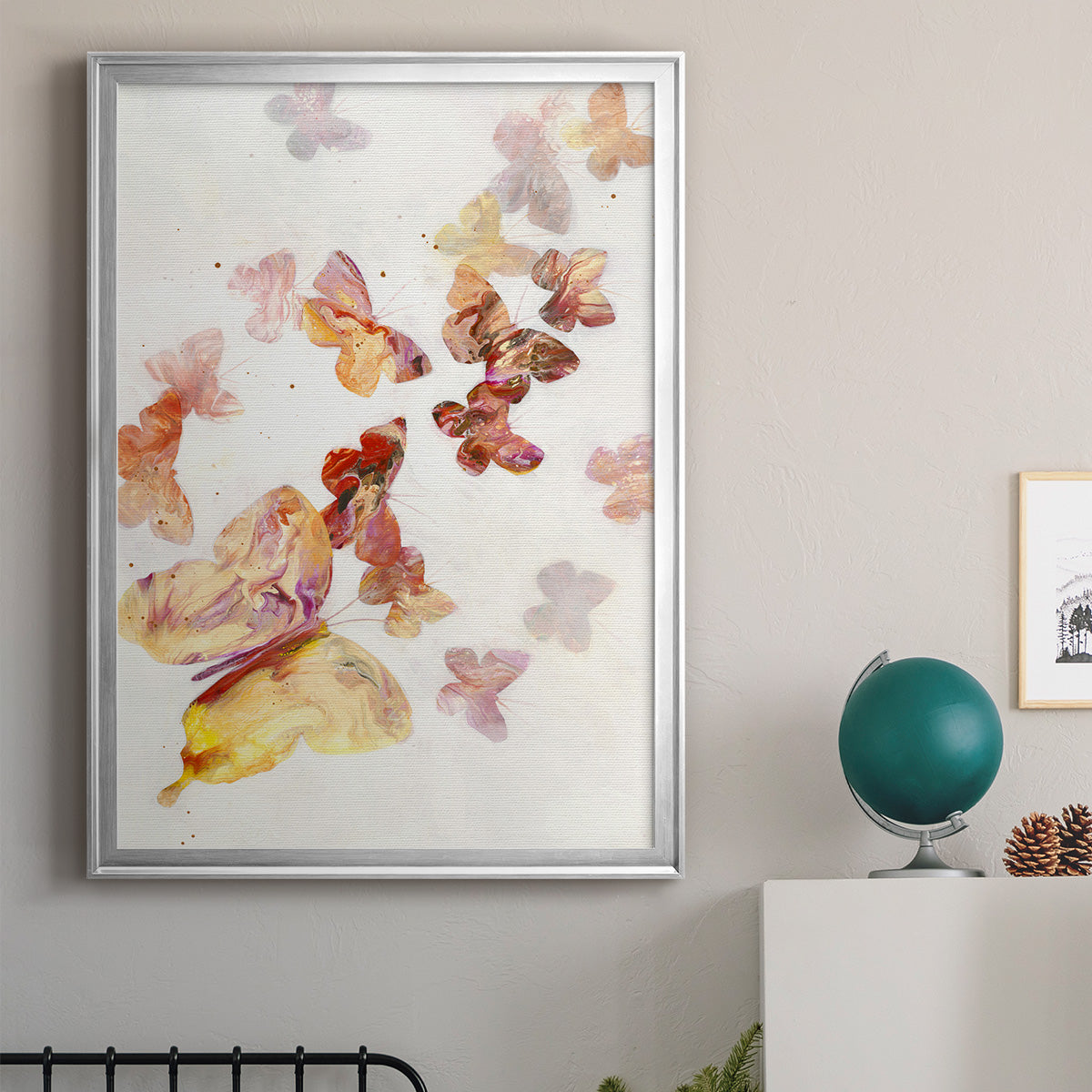 All A Flutter Premium Framed Print - Ready to Hang