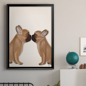 Sepia Botanical Journal I - Modern Framed Canvas Print