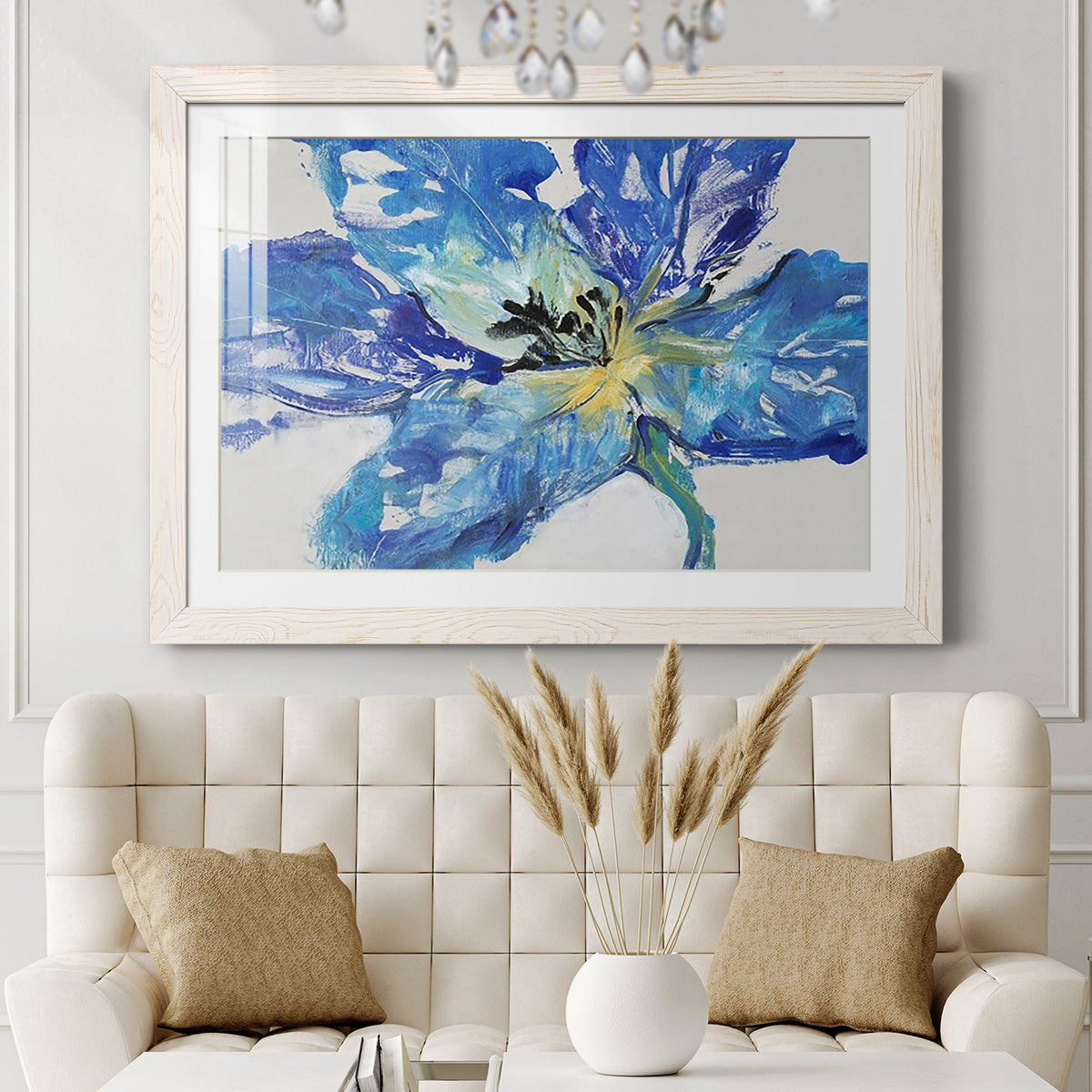 Fleur Bleue II-Premium Framed Print - Ready to Hang