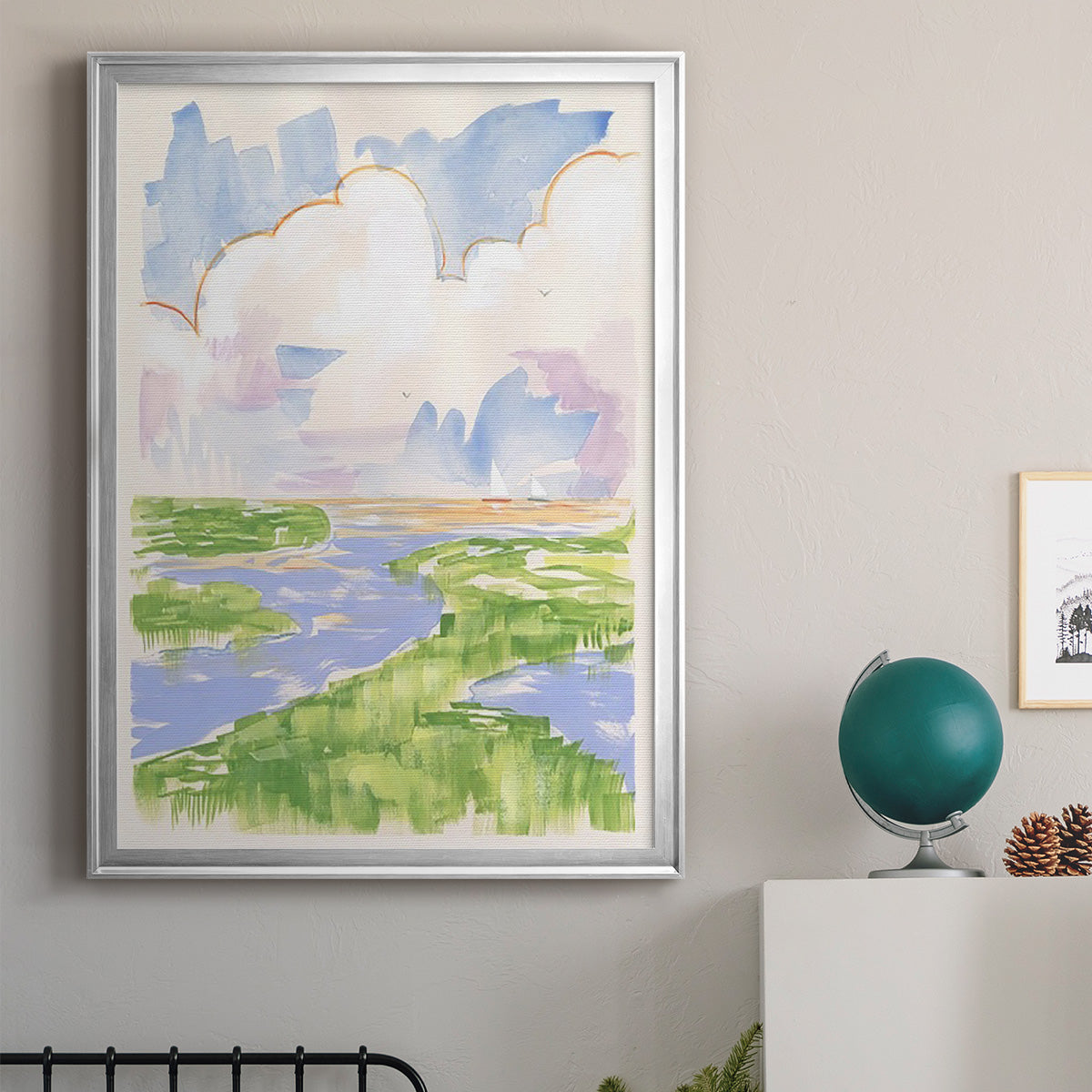 Low Country River Vista II Premium Framed Print - Ready to Hang