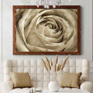 Neutral Wall Flower IV-Premium Framed Canvas - Ready to Hang