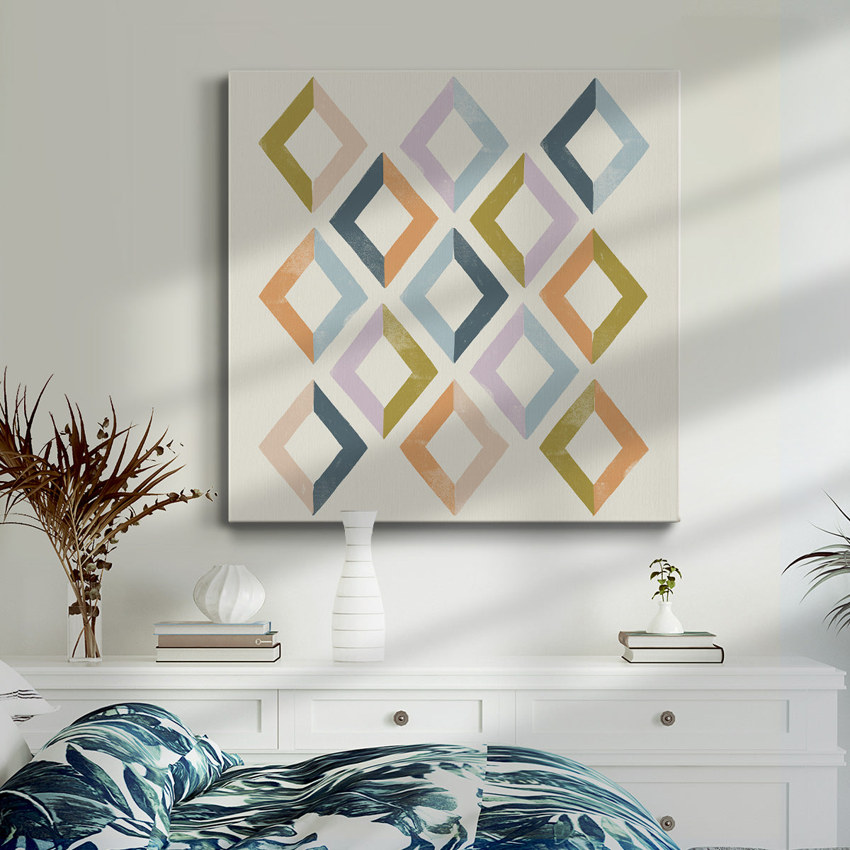 Deco Diagram III-Premium Gallery Wrapped Canvas - Ready to Hang