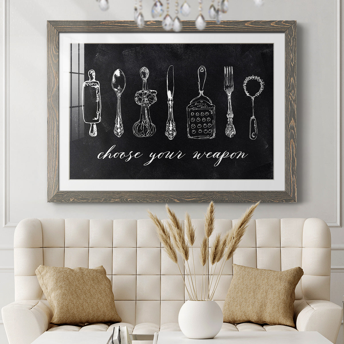 Choose Your Weapon-Premium Framed Print - Ready to Hang