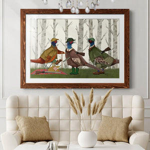 Pheasant Shooting Party Group 1-Premium Framed Print - Ready to Hang