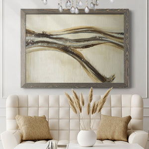 Catching a Metallic Wave-Premium Framed Canvas - Ready to Hang