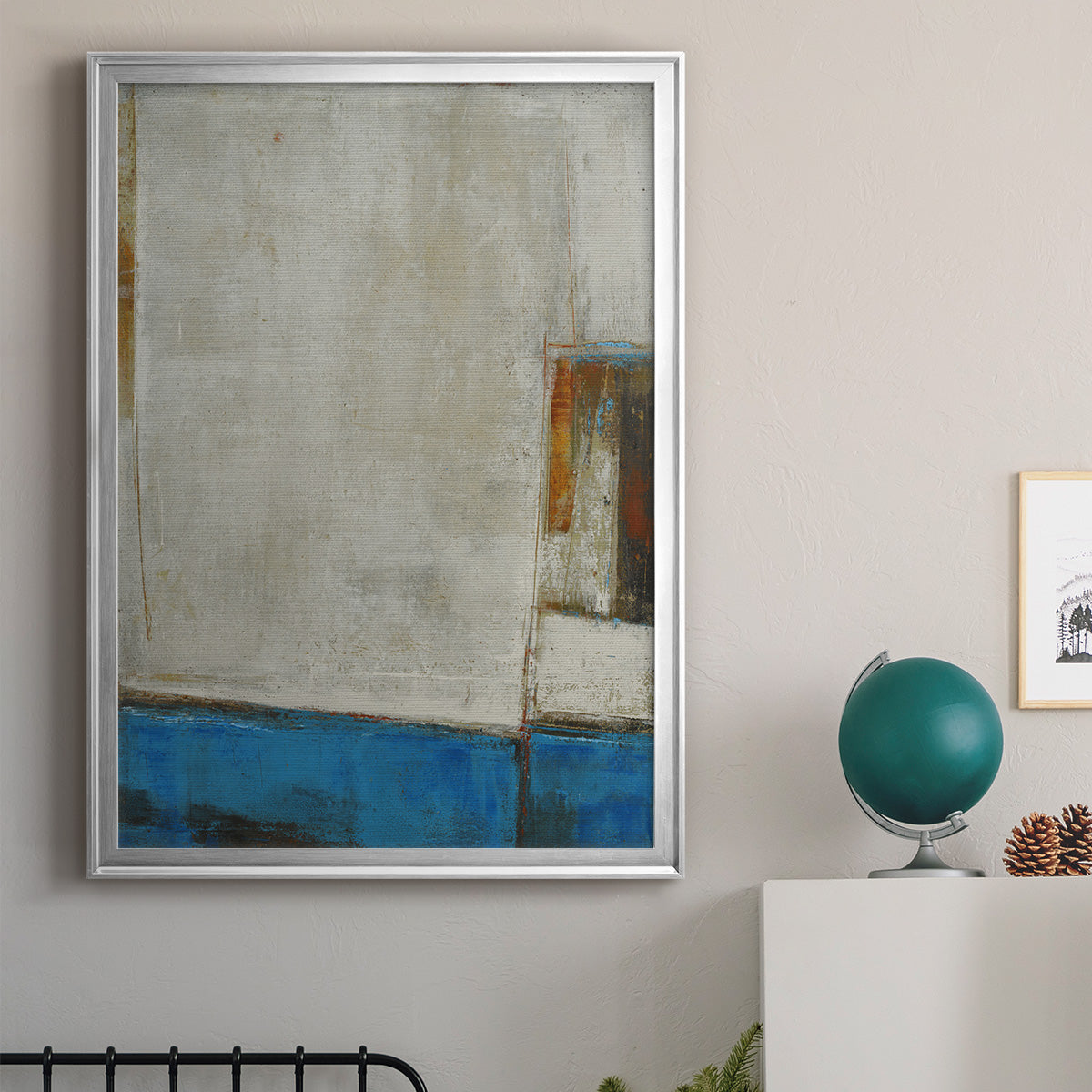 A Warped Window Premium Framed Print - Ready to Hang