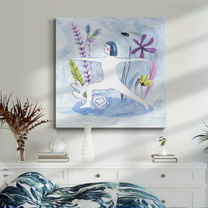 Meditation Garden Yoga IV-Premium Gallery Wrapped Canvas - Ready to Hang