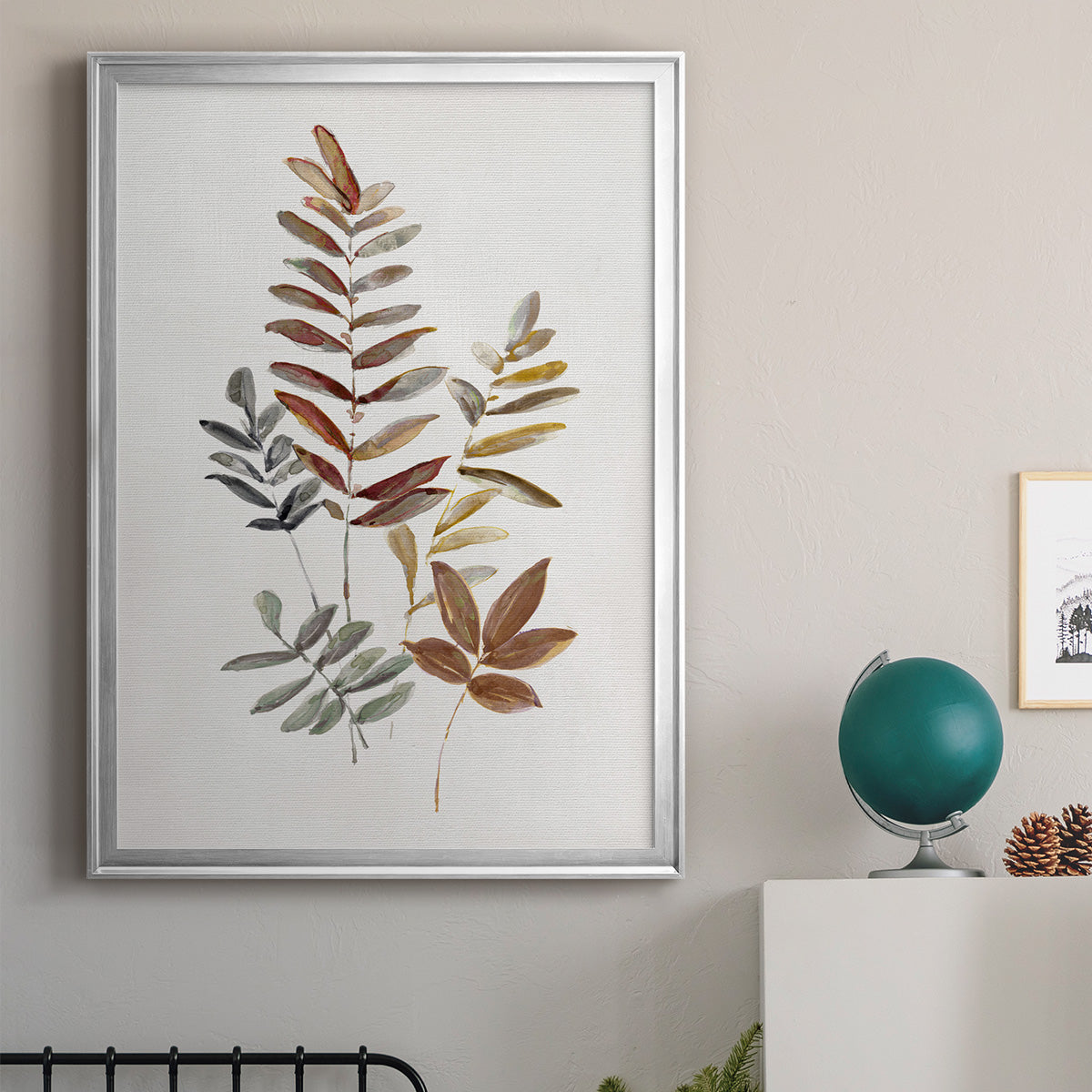 Autumn Leaves I Premium Framed Print - Ready to Hang