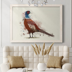 Pheasant Splash 5-Premium Framed Canvas - Ready to Hang