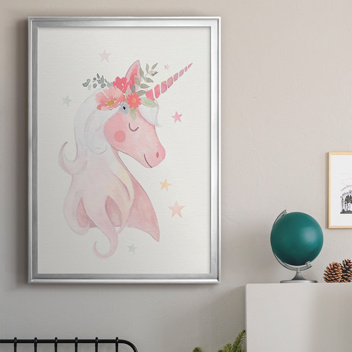 Sweet Unicorn II Premium Framed Print - Ready to Hang