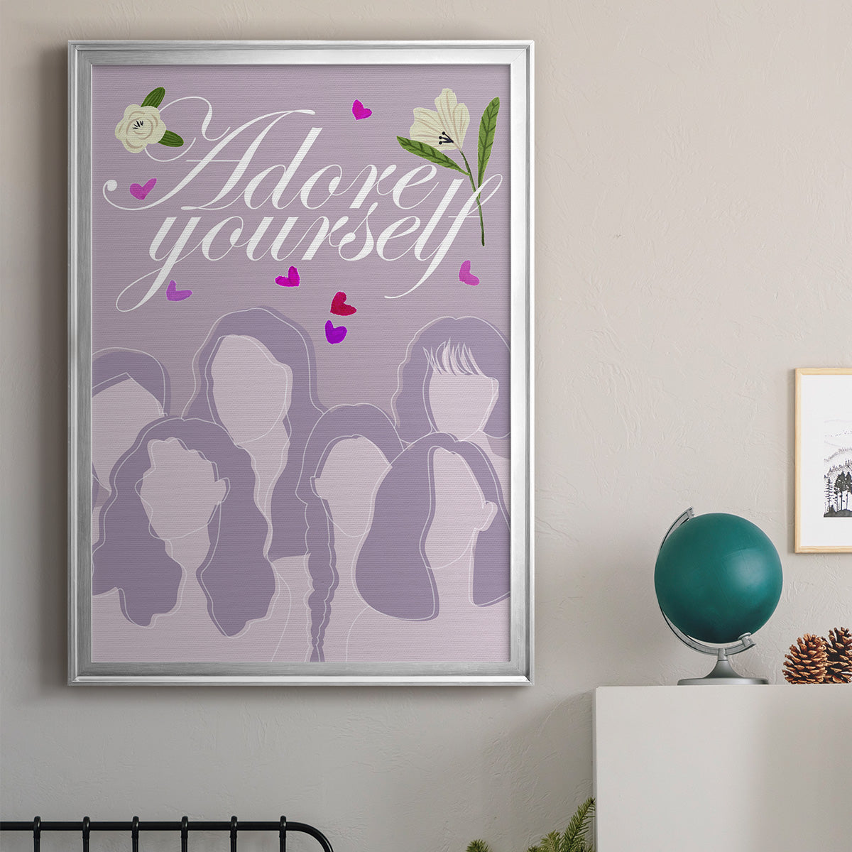 Happy Galentine's Day Collection B Premium Framed Print - Ready to Hang