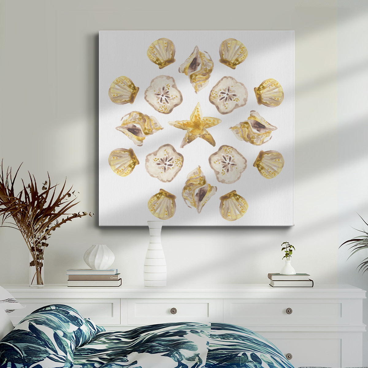 Seaside Kaleidoscope IV-Premium Gallery Wrapped Canvas - Ready to Hang