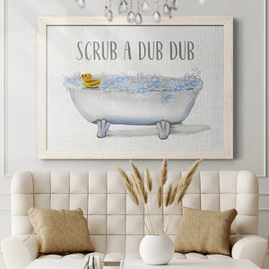 Scrub A Dub-Premium Framed Canvas - Ready to Hang