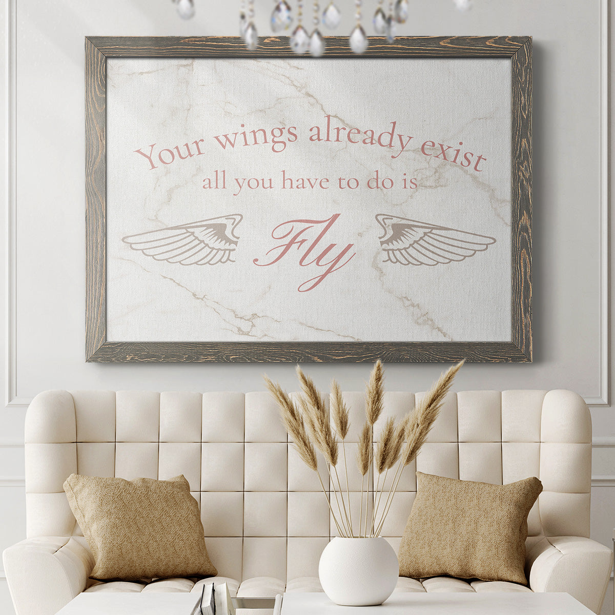 Wings Exist-Premium Framed Canvas - Ready to Hang