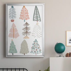 Christmas Tree Sketchbook II Premium Framed Print - Ready to Hang