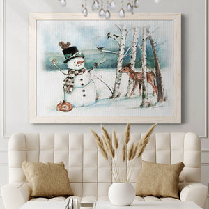 Snow Friends-Premium Framed Canvas - Ready to Hang