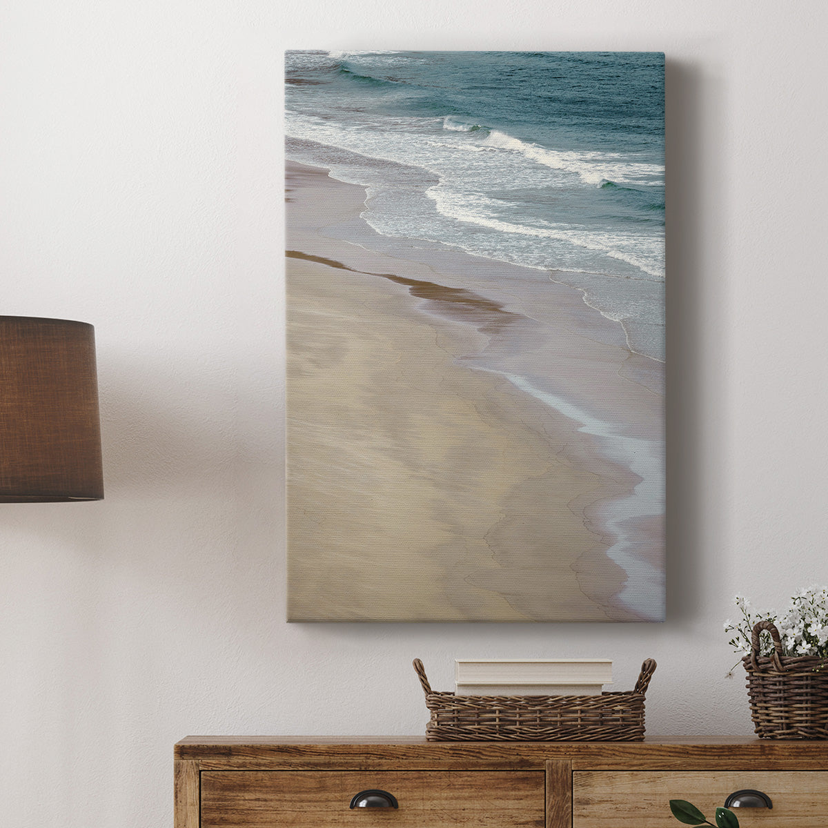 Low Tide Summer Premium Gallery Wrapped Canvas - Ready to Hang