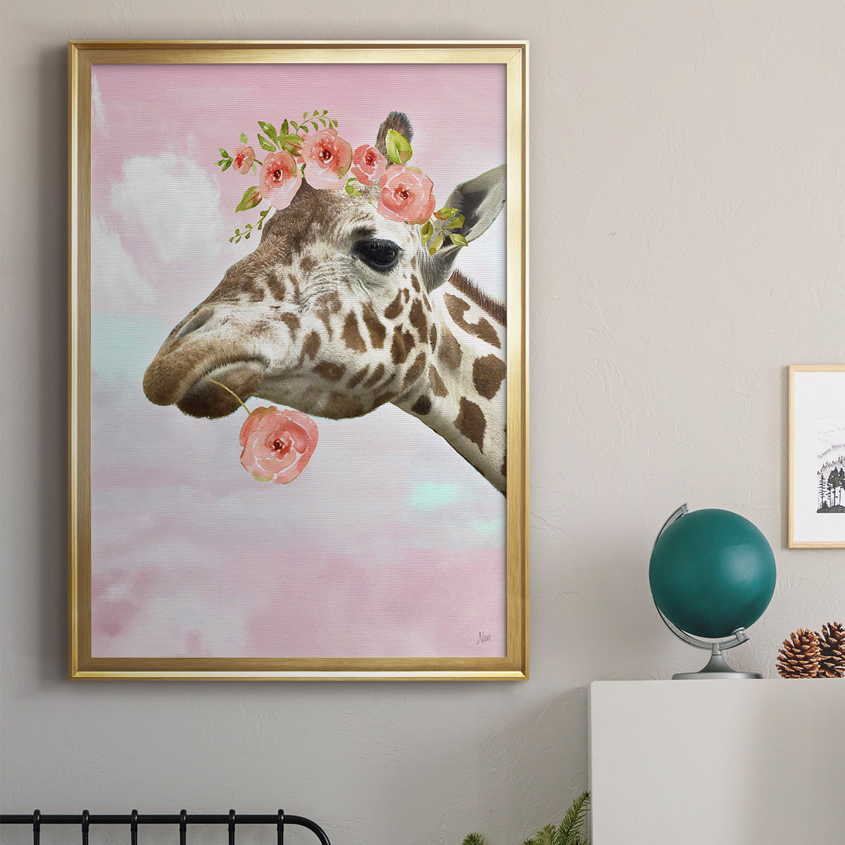 Floral Fun II Premium Framed Print - Ready to Hang