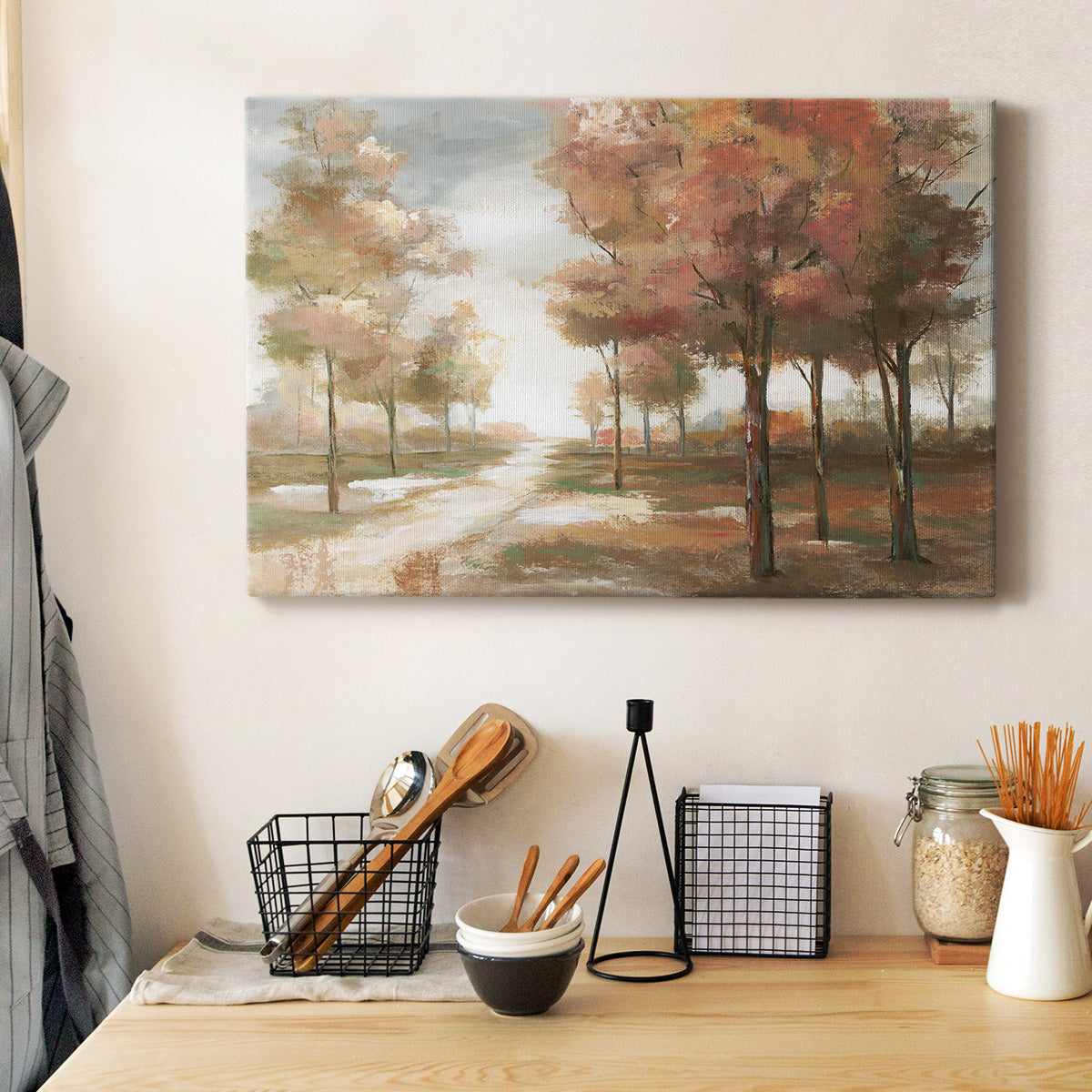 Pastel Park Premium Gallery Wrapped Canvas - Ready to Hang