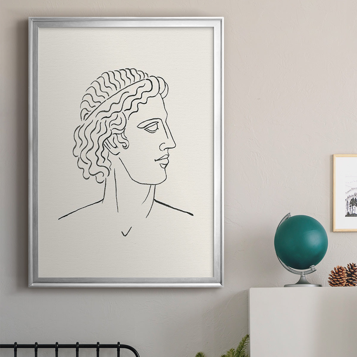 Greek Busts I Premium Framed Print - Ready to Hang