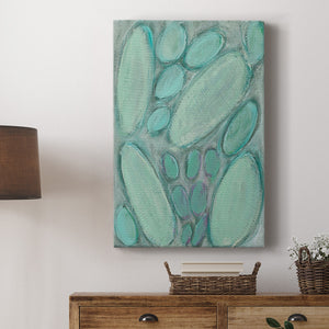 Blue Orbs I Premium Gallery Wrapped Canvas - Ready to Hang