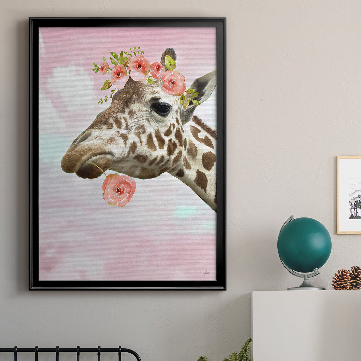 Floral Fun II Premium Framed Print - Ready to Hang