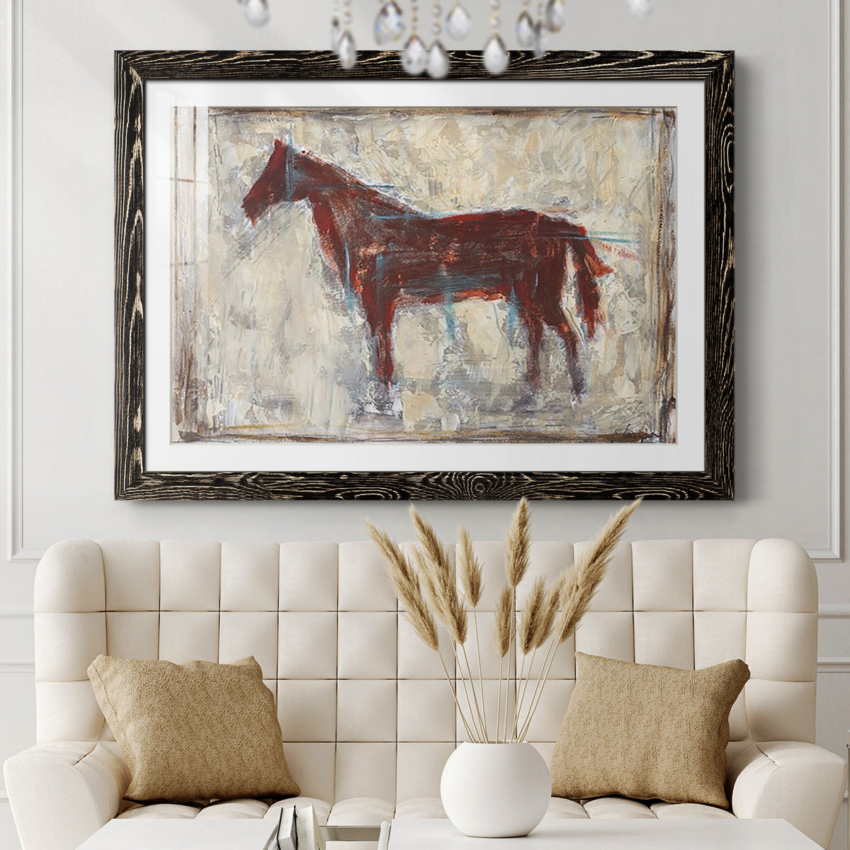 Iron Equine I-Premium Framed Print - Ready to Hang