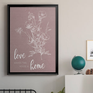 Love Home Premium Framed Print - Ready to Hang