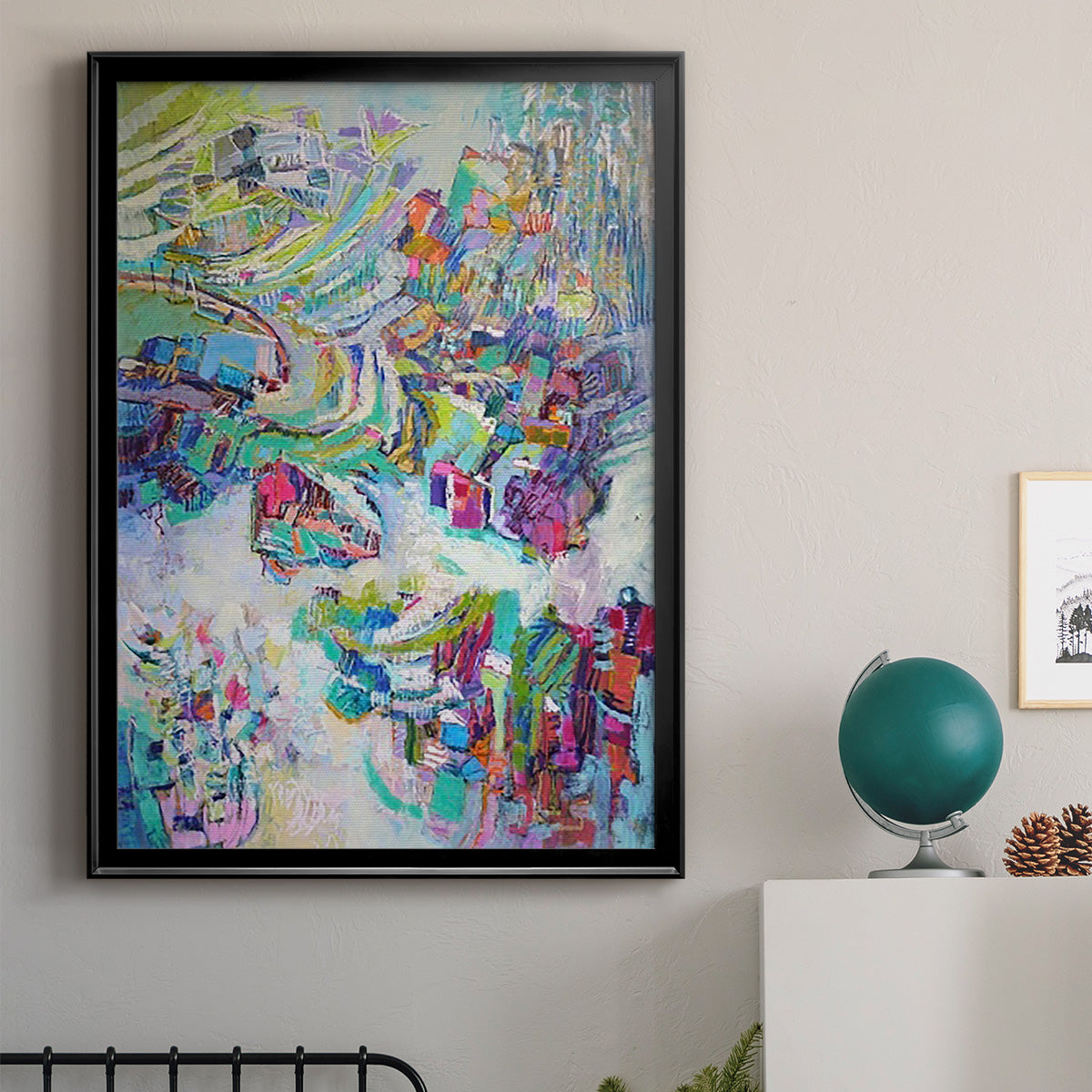 Gathering up the Goddess II Premium Framed Print - Ready to Hang