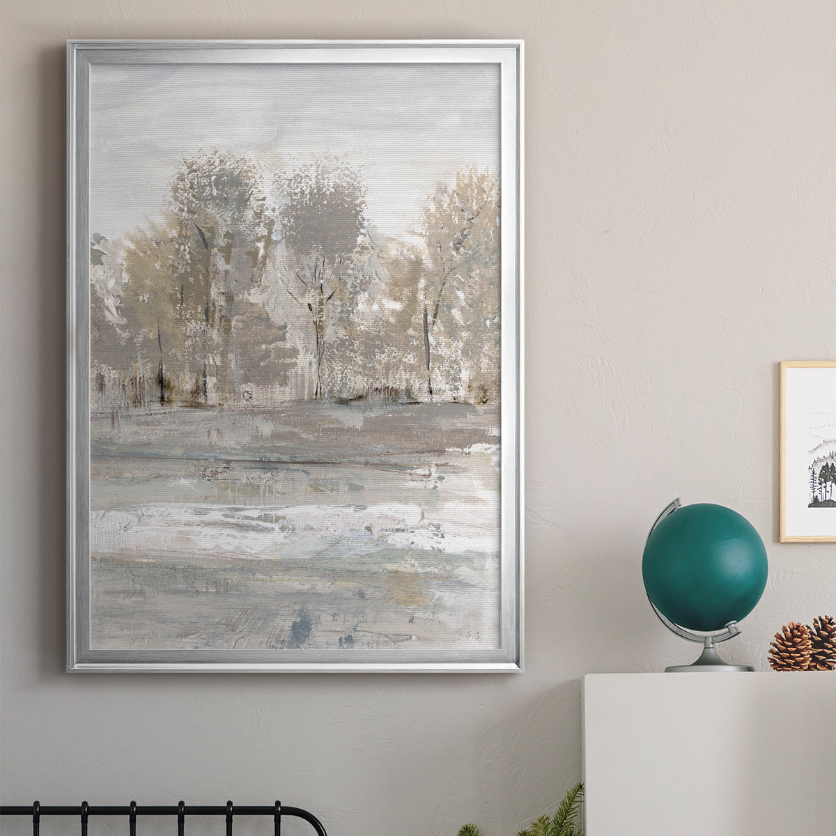 Meadow's Edge I Premium Framed Print - Ready to Hang