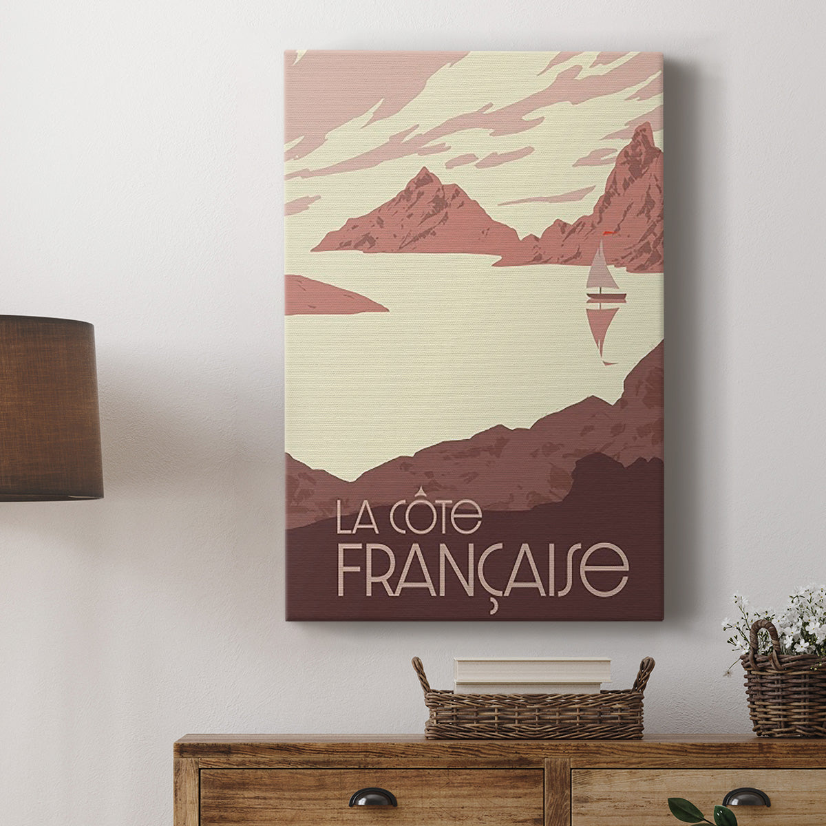 French Coast II Premium Gallery Wrapped Canvas - Ready to Hang