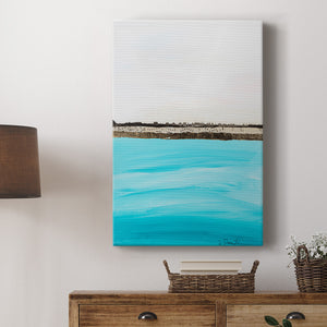 Harmony in Turquiose Premium Gallery Wrapped Canvas - Ready to Hang