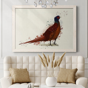 Pheasant Splash 4-Premium Framed Canvas - Ready to Hang