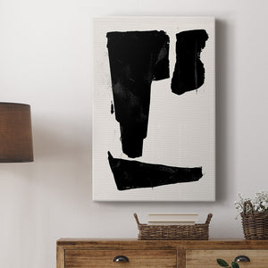 Triple Block Print I Premium Gallery Wrapped Canvas - Ready to Hang