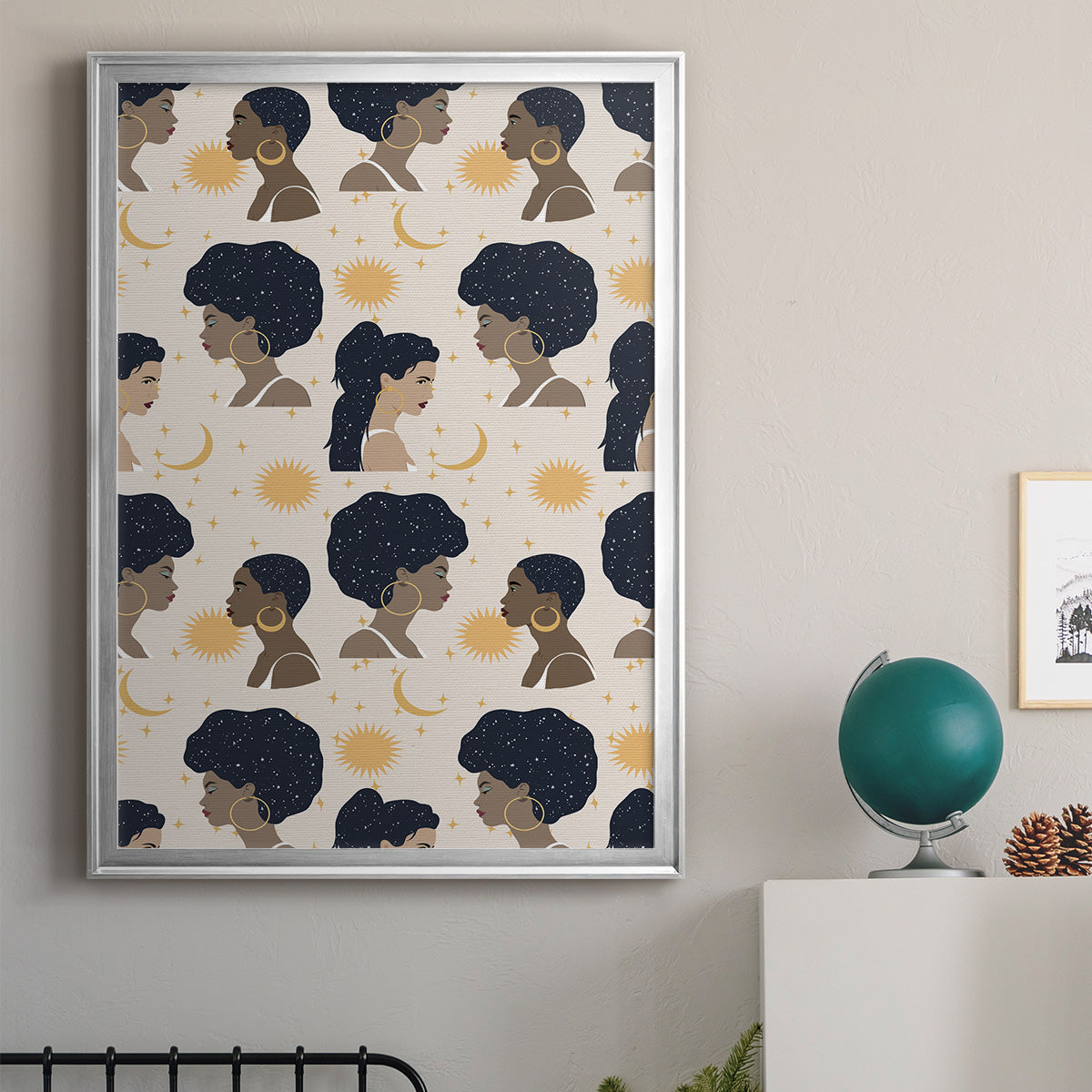 Heavenly Hair Collection E Premium Framed Print - Ready to Hang