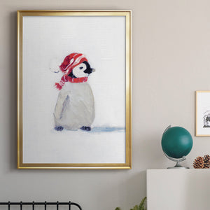 Penguin Play I Premium Framed Print - Ready to Hang