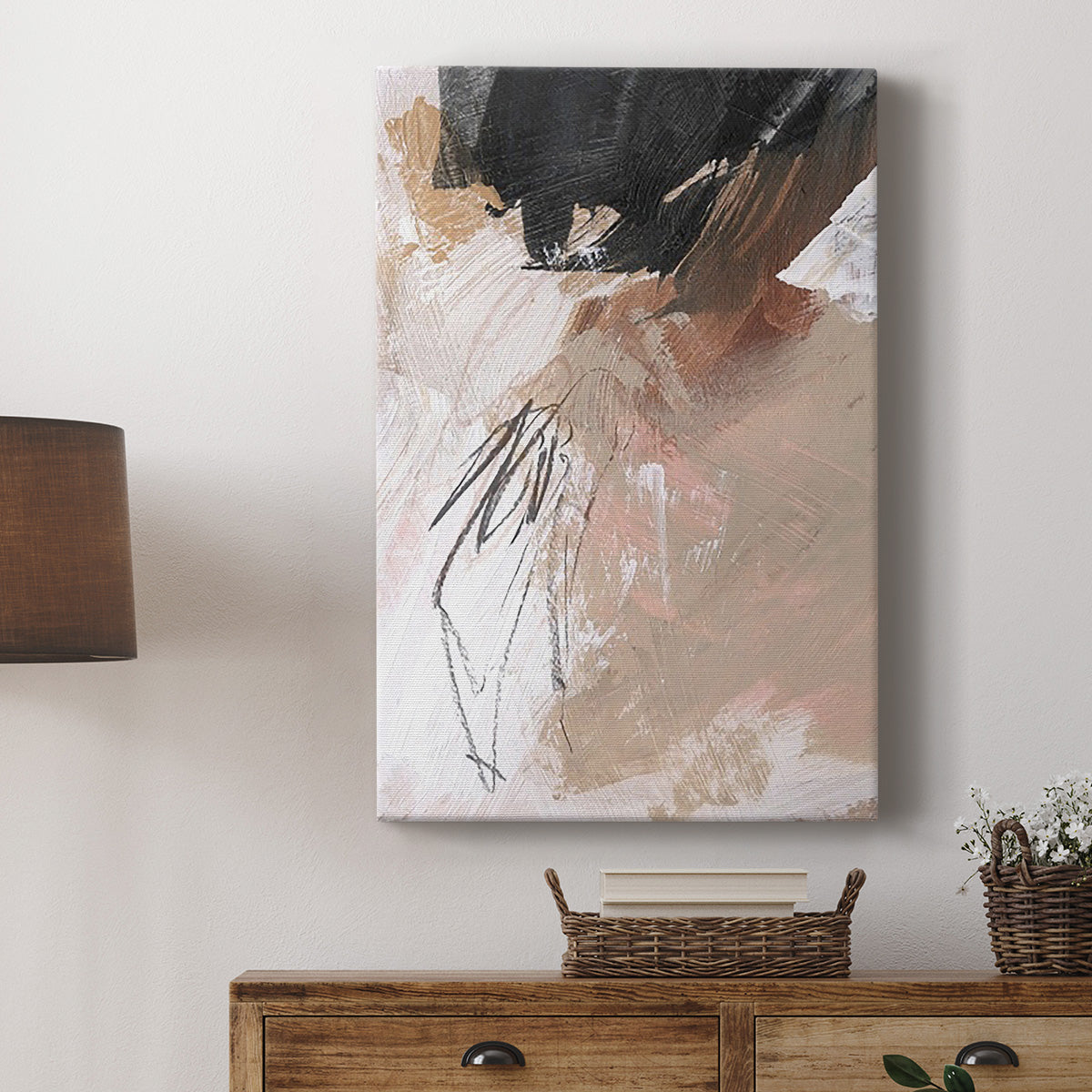 Unbleached Neutrals VI Premium Gallery Wrapped Canvas - Ready to Hang