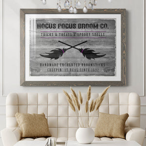 Hocus Pocus Broom Co.-Premium Framed Print - Ready to Hang