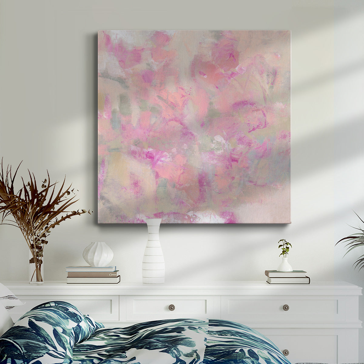 Blooming Shrub II-Premium Gallery Wrapped Canvas - Ready to Hang