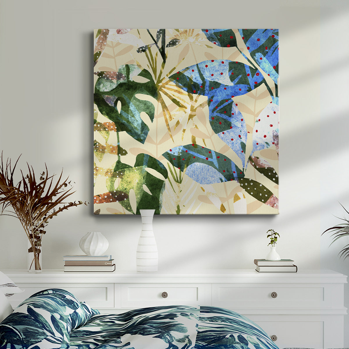 Technicolor Jungle III-Premium Gallery Wrapped Canvas - Ready to Hang