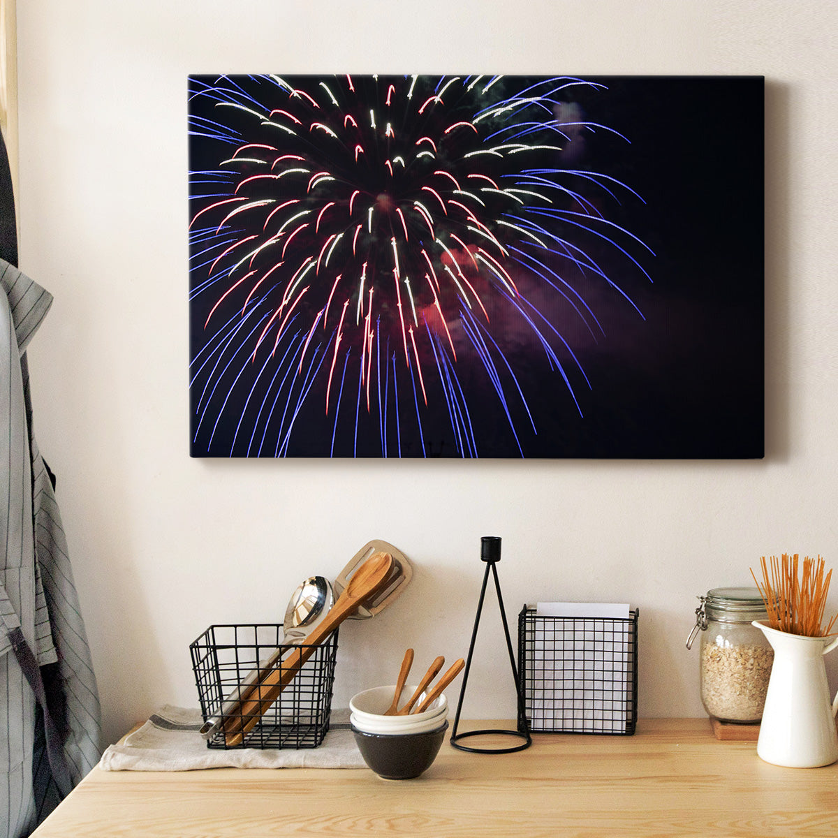 Sky Flower Premium Gallery Wrapped Canvas - Ready to Hang