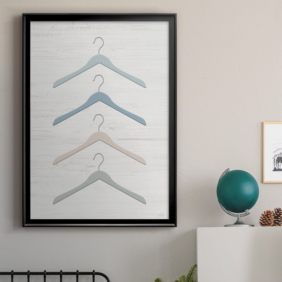 Laundry Hangers Premium Framed Print - Ready to Hang