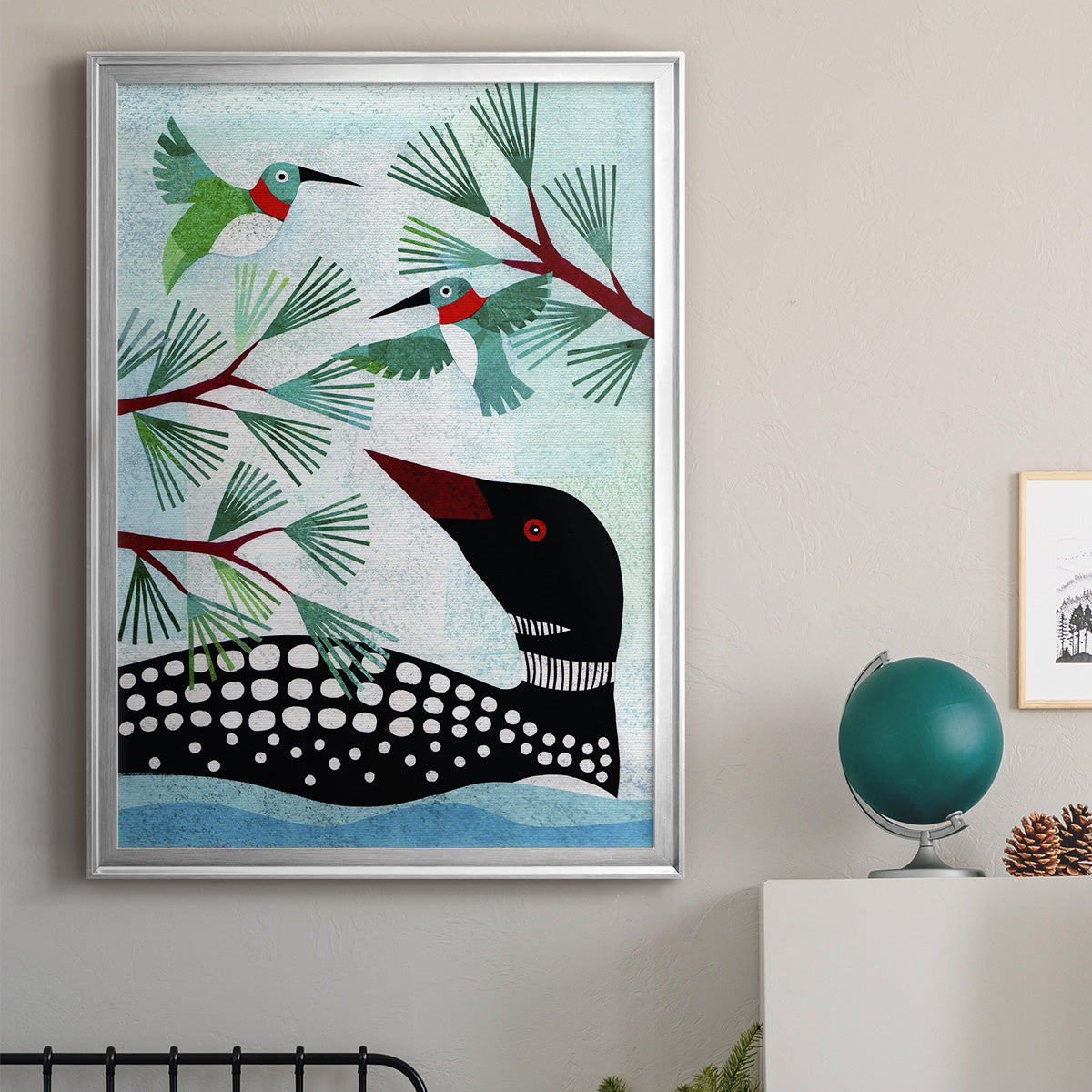 Forest Creatures IX Premium Framed Print - Ready to Hang