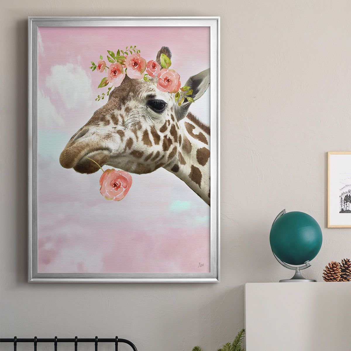 Floral Fun II Premium Framed Print - Ready to Hang