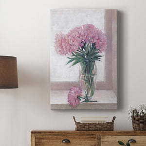 Windowsill Floral I Premium Gallery Wrapped Canvas - Ready to Hang
