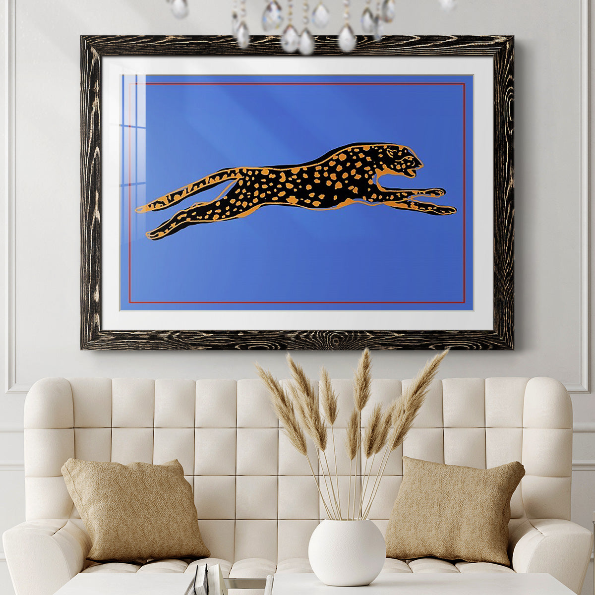 The Wild Leopard II-Premium Framed Print - Ready to Hang